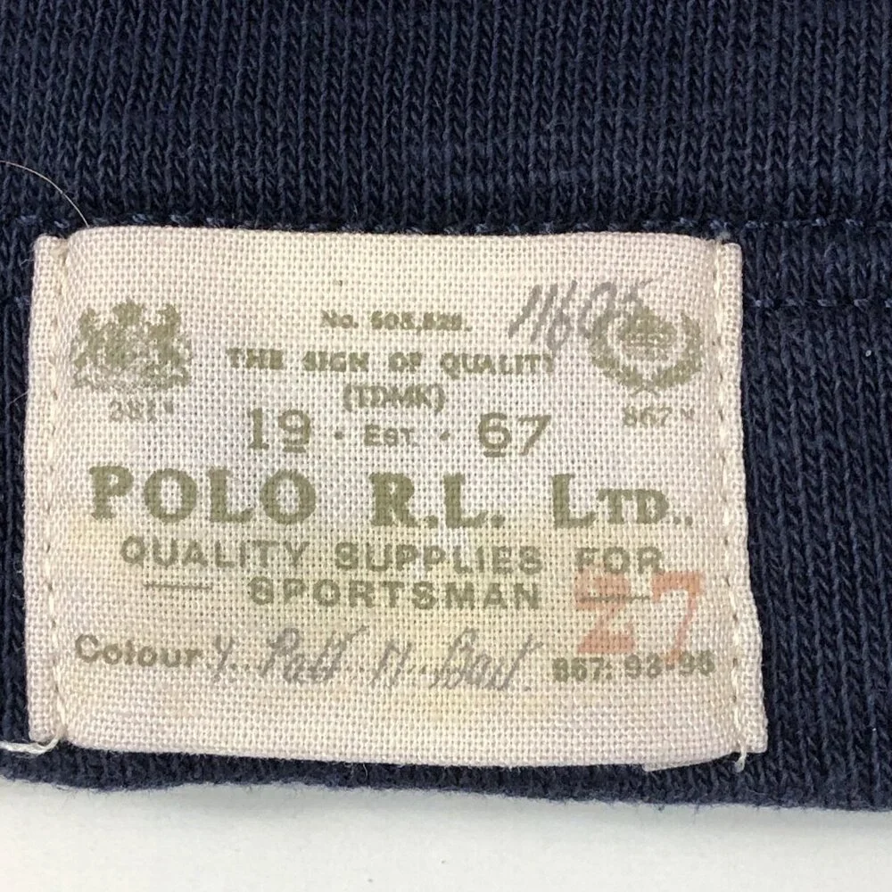 Polo Ralph Lauren RL Mens Navy Blue Sportsman Shawl Collar Button Front Cardigan - Picture 9 of 15